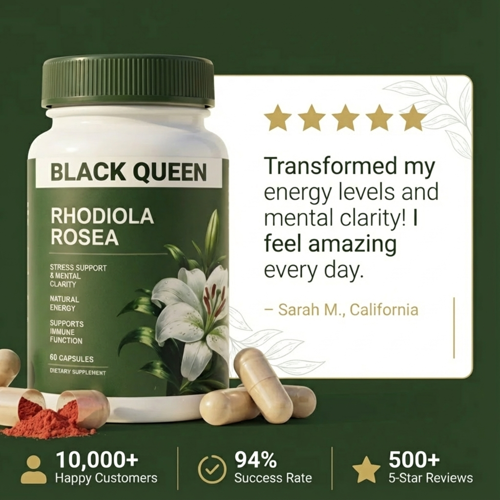Rhodiola Rosea - 2 Month Supply